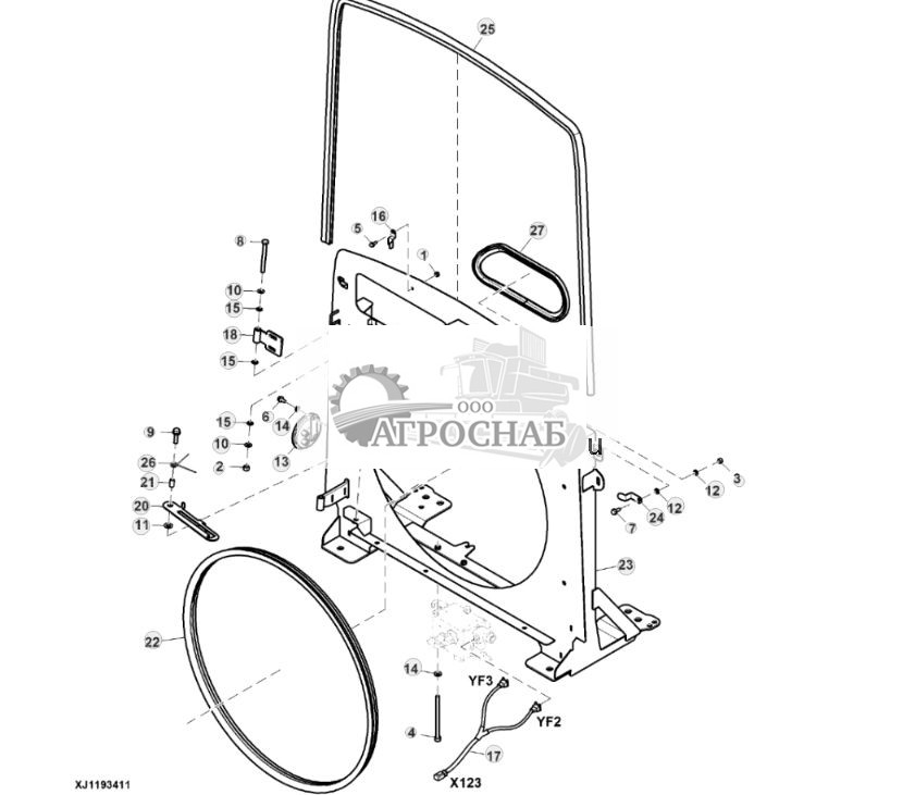 Bracket, Oil Cooler  Radiator - ST766563 125.jpg